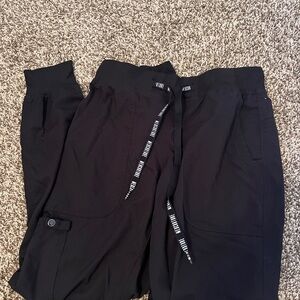 MEDCOUTURE - women’s black scrub pants, joggers